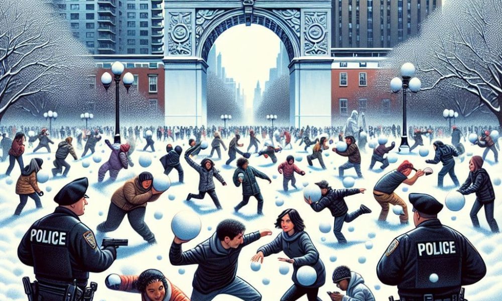 Snowball Fight in Washington Square Park Results in Second Arrest