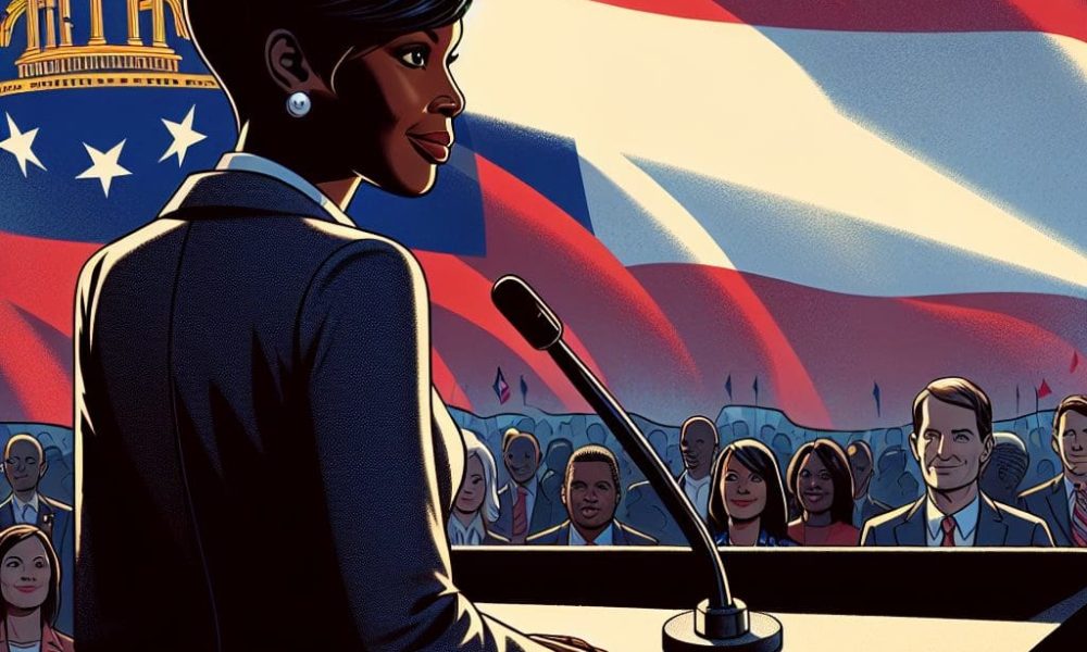 Tiffany Henyard seeks election to a Georgia position as a Republican candidate.