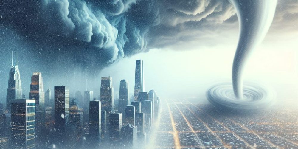 Thousands of flights canceled as storms unleash heavy snowfall and tornado warnings across the U.S. East and Midwest.