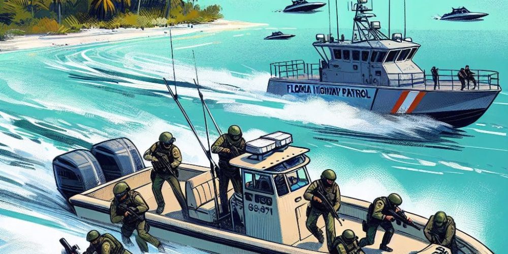 Florida Highway Patrol and Border Patrol apprehend 15 individuals in Key Largo operation.