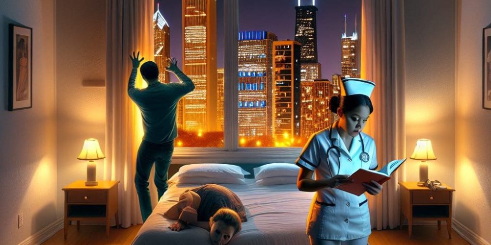 Chicago nursing student discovers suspected intruders undressed in her bedroom.