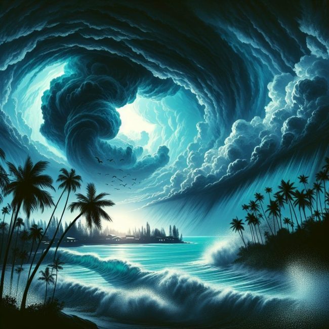 Thousands advised to leave as Hawaii braces for severe flooding likely to lead to extensive destruction.