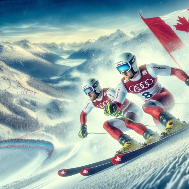 Reece Howden and Hannah Schmidt of Canada Earn Medals at World Cup Ski Cross Competition in Sweden