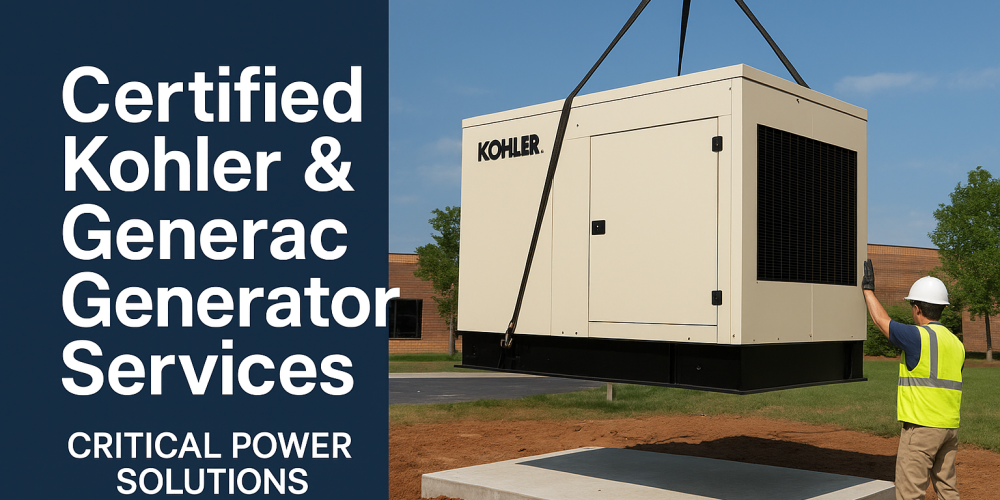 Certified Kohler & Generac Generator Installation, Service & Repair