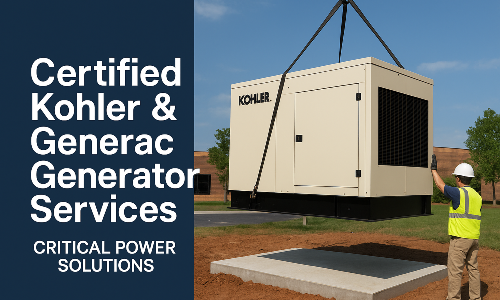 Certified Kohler & Generac Generator Installation, Service & Repair